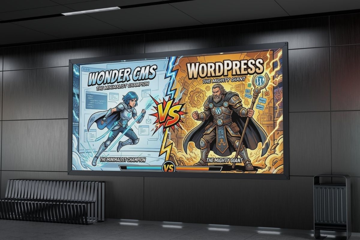 WonderCMS vs WordPress: czy baza danych jest ci potrzebna?